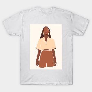 Strong Women Minimalistic Illustration T-Shirt